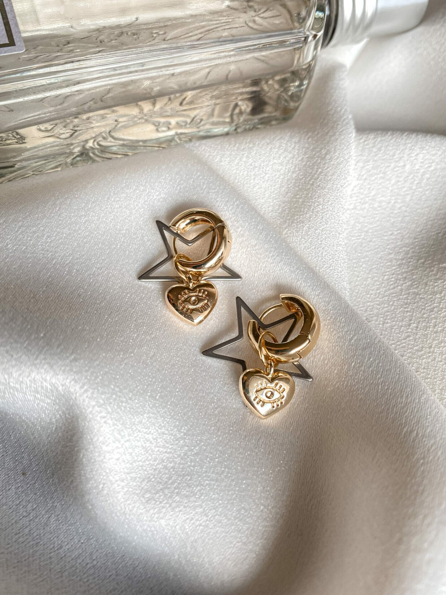 Auskarai "Love starts"