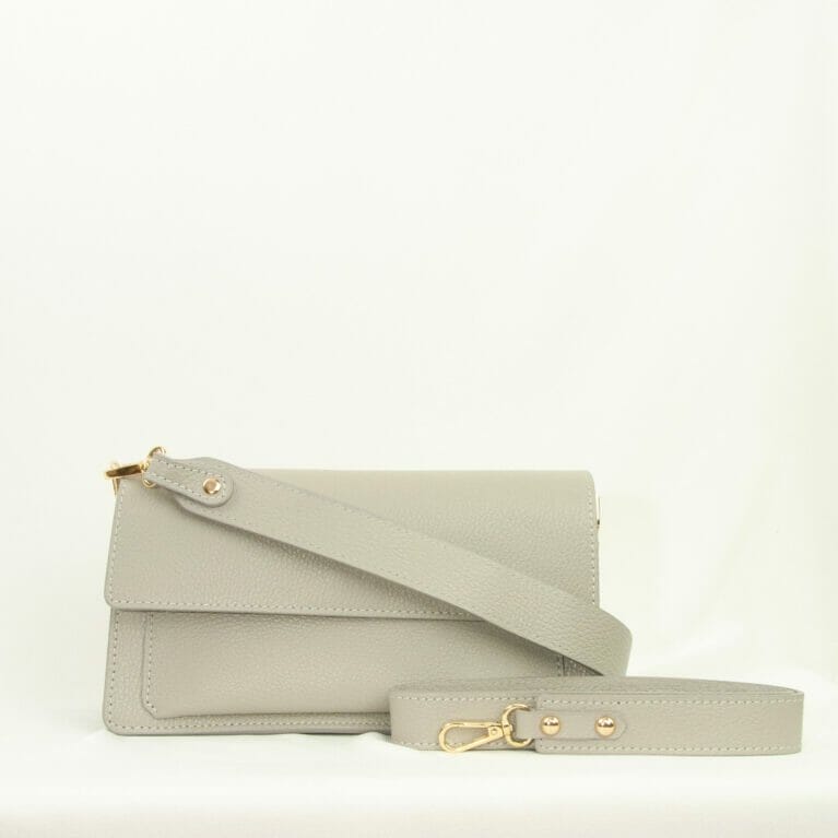 Odinė rankinė ELEGANZA GREY