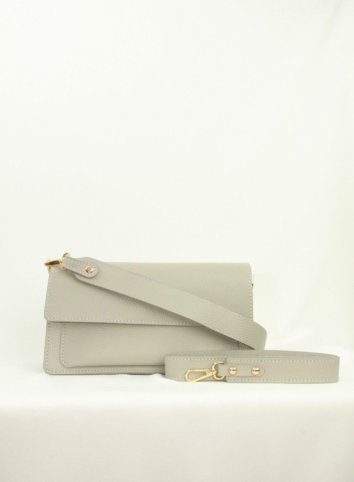 Odinė rankinė ELEGANZA GREY