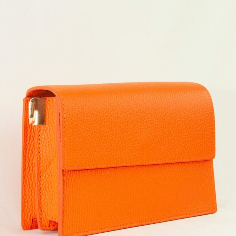 Odinė rankinė GRAZIA ORANGE